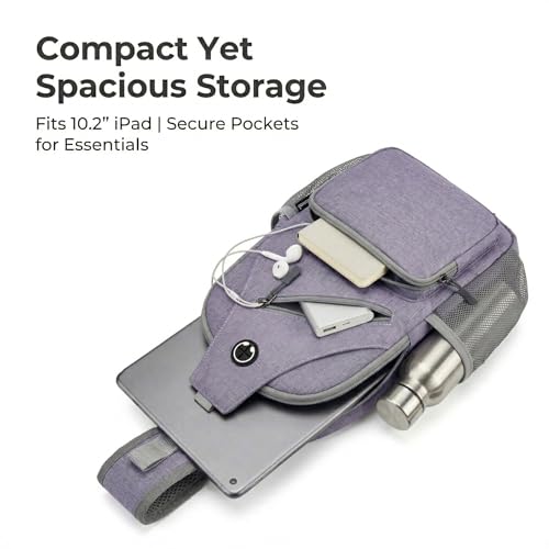 Javolto Sling Bag for Men Crossbody Backpack, Small Sling Backpack Mens Shoulder Bag, Casual Daypack Hiking Bag for Travel - Image 5