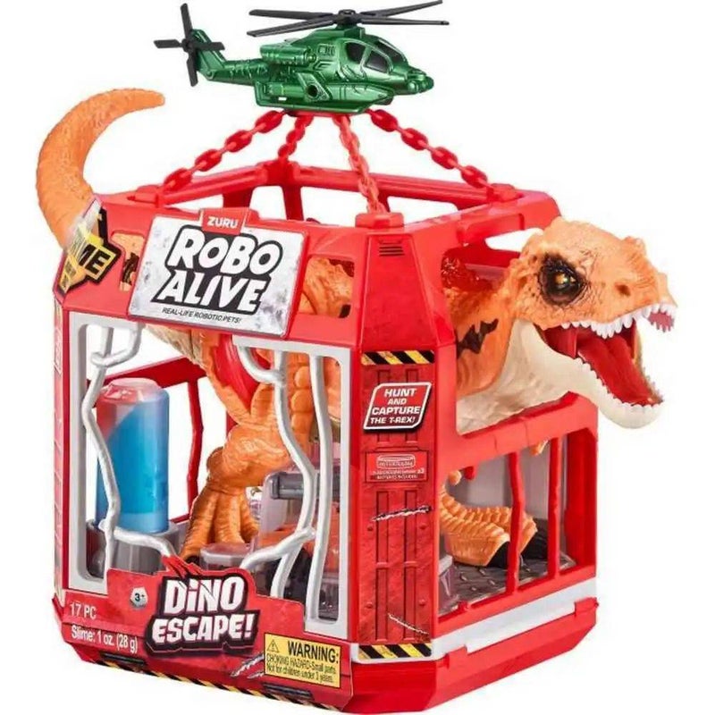 Robo Alive Dino Escape Series 1 T.Rex Robotic Playset (17 Piece) - Image 2