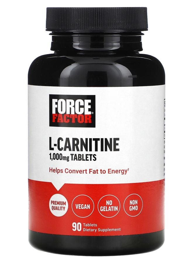 Force Factor LCarnitine 1000 mg 90 Tablets