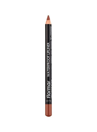 flormar Highly Pigmented & Matte Finish Waterproof Lipliner Pencil 243 Hot Cocoa