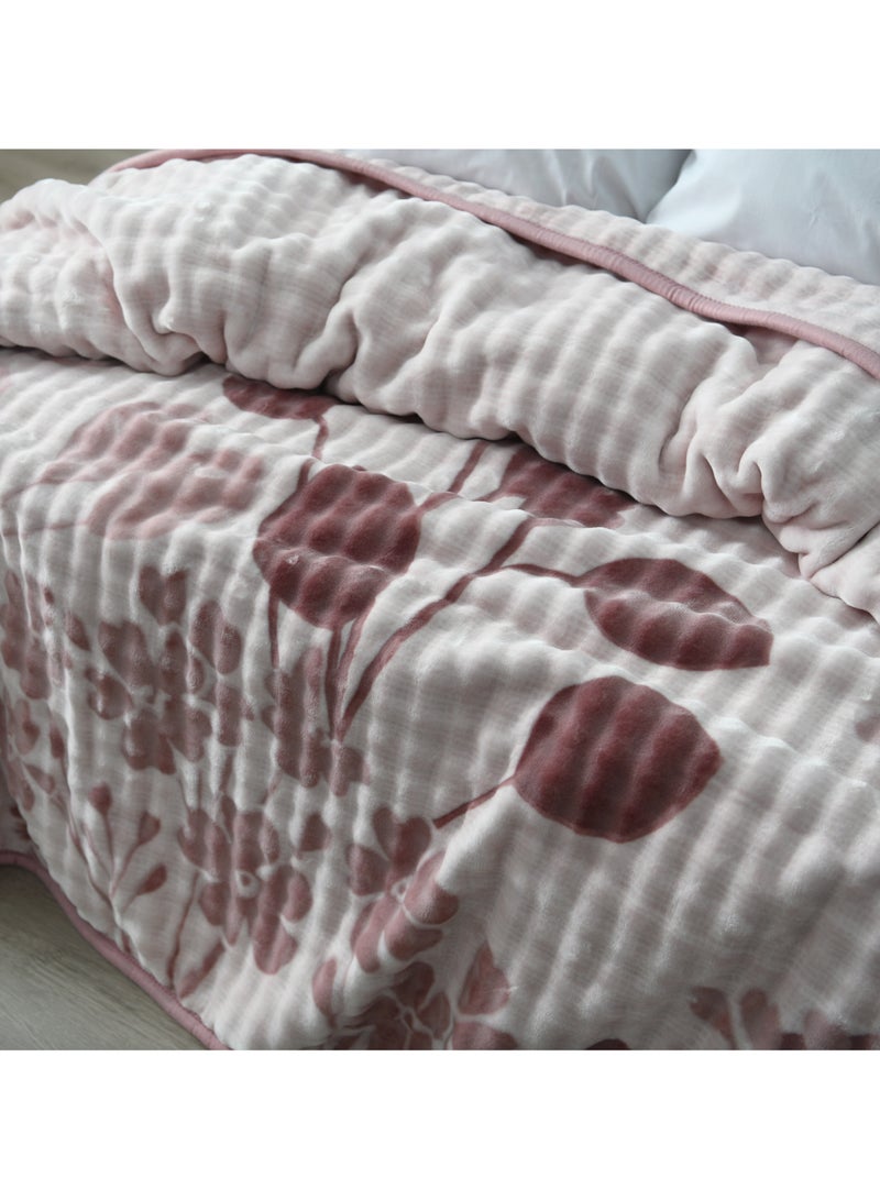 Morano My Touch Weighted Blanket - Soft Fleece Blanket for Winter, 220 x 240 cm, 2-Ply, 4kg, 100% Polyester Cozy Blanket for Comfort and Warmth - Image 3