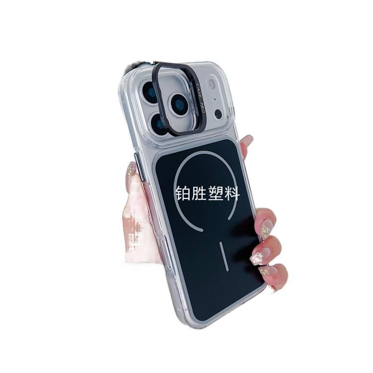 MagSafe Case | Shockproof Cover for a56/a37 | Black | Drop Protection | TPU+Acrylic - Image 1