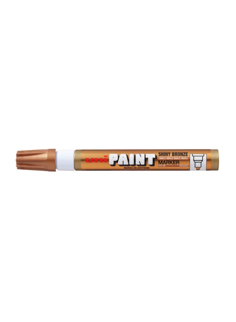 Uniball 1-Piece Medium Bullet Tip Marker Shiny Bronze Ink  - Image 1