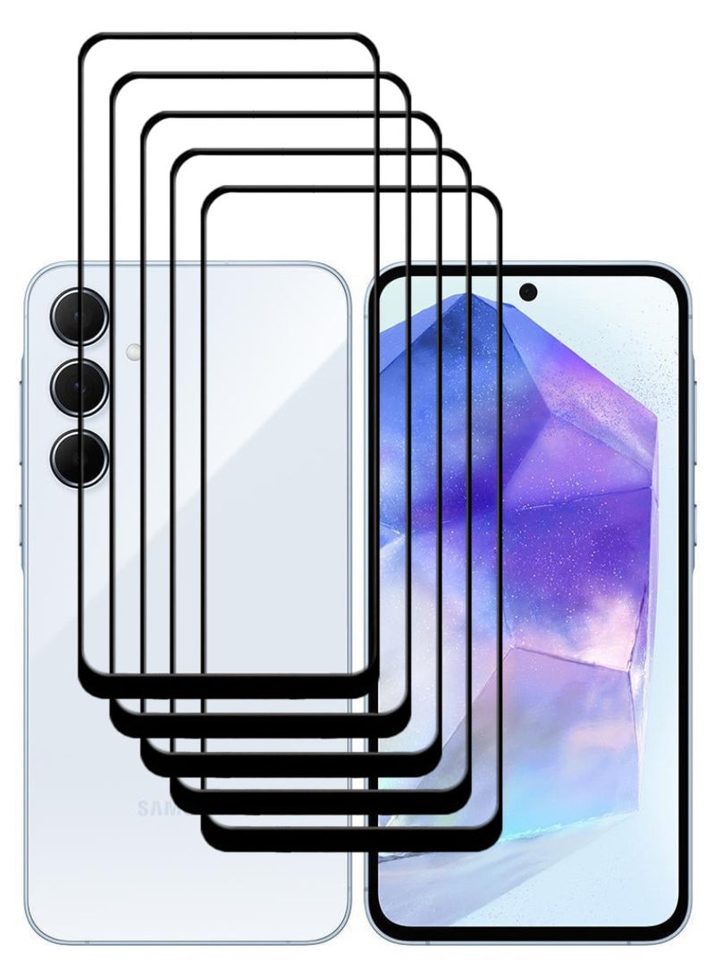 أكاليكس 5 قطع، حماية شاشة، لهاتف سامسونج جالاكسي A55، جودة ممتازة. - Image 1