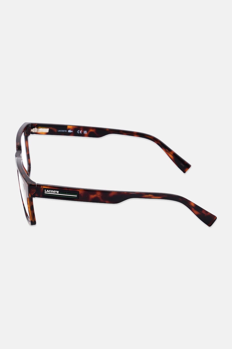LACOSTE Men L294 Square Eyeglasses, Dark Brown - Image 4