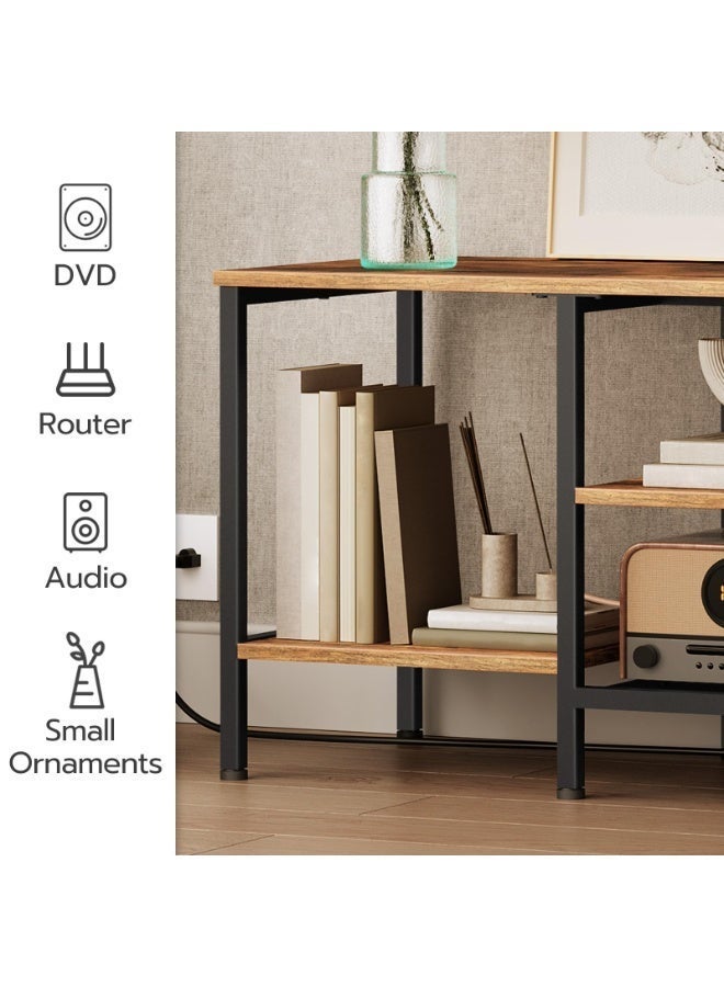 XiuWoo TV Stand for 60 inch TV with Storage Shelves, Modern TV Entertainment Center, Wooden TV Console Table with Shelves for Living Room 160*40*52cm - Image 5