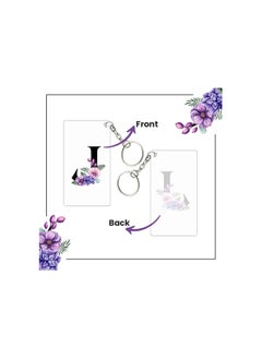 PRINTSHOP4ME Acrylic Alphabet A-Z Initial Letter Keychain for Women Bag Charms Purse Charms For Handbags Pendant Key Ring for Purse Handbags Women Girl Key Ring for Backpack  - Image 4