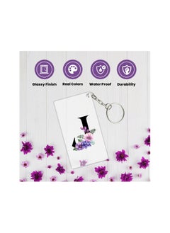 PRINTSHOP4ME Acrylic Alphabet A-Z Initial Letter Keychain for Women Bag Charms Purse Charms For Handbags Pendant Key Ring for Purse Handbags Women Girl Key Ring for Backpack  - Image 5