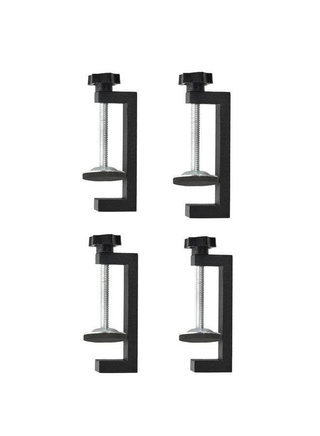 kurras C Clamps Mini Heavy Duty C-Clamps Cabinet Face Frame Clamps Claw Clamps for Cabinets C Clamps Heavy Duty Small Desk Clamp with Stable Wide Jaw (4 Pcs) - Image 1