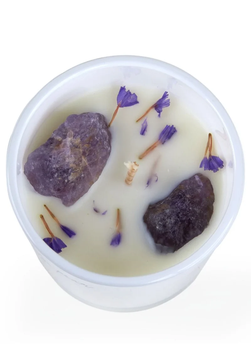 Prickly Pear Prickly Pear 'Calm' Amethyst Crystal Candle