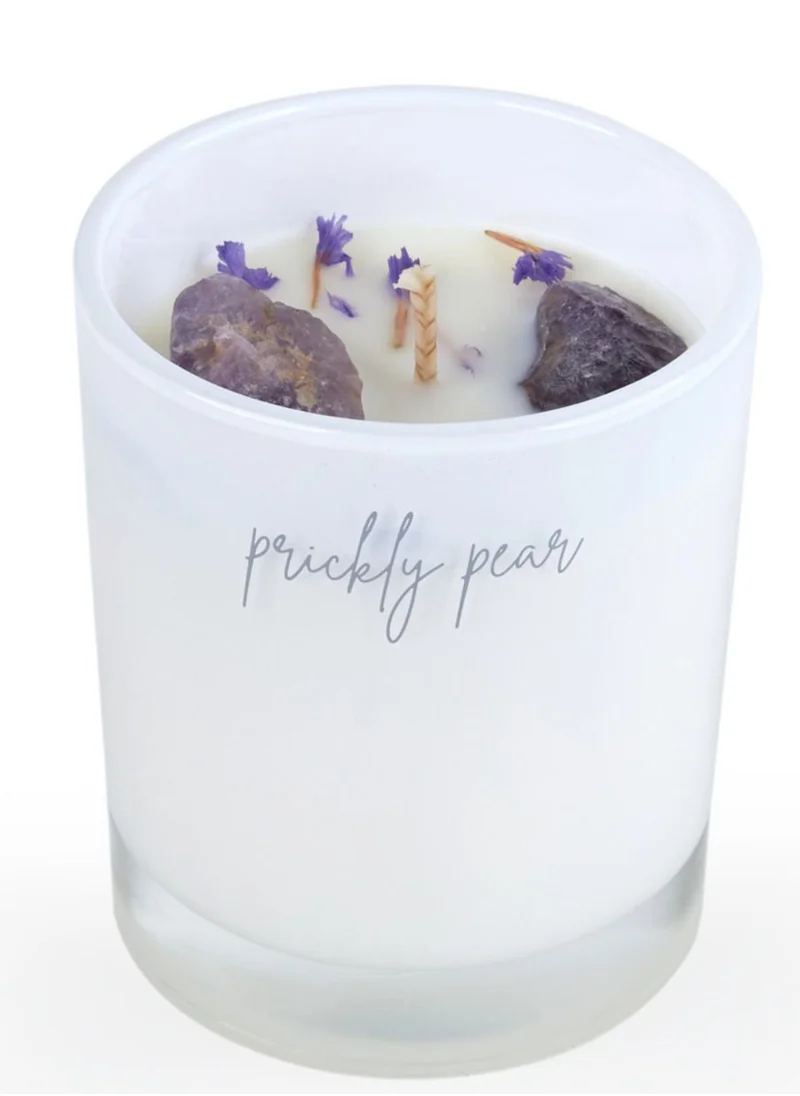 Prickly Pear Prickly Pear 'Calm' Amethyst Crystal Candle