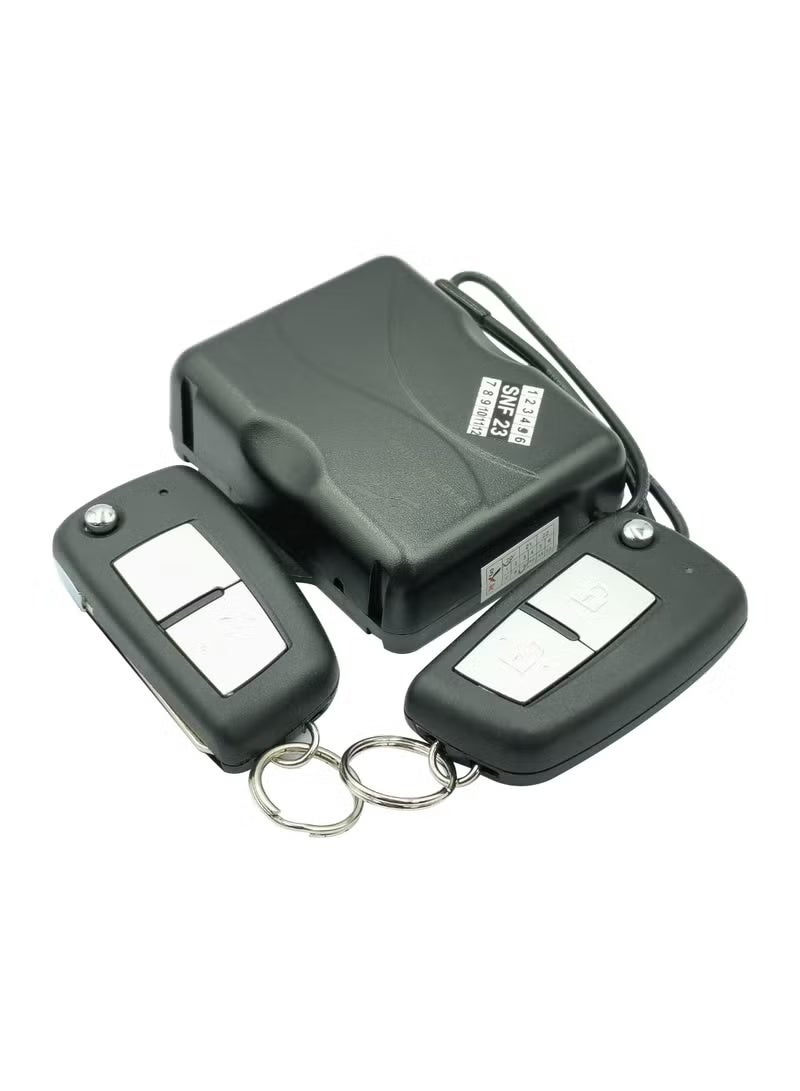 3XR Universal Car Remote Central Door Lock/Locking Keyless Entry System Kit with 2 Key Fobs, Wiring Harness, and Control Unit for Vehicle Security - Image 2