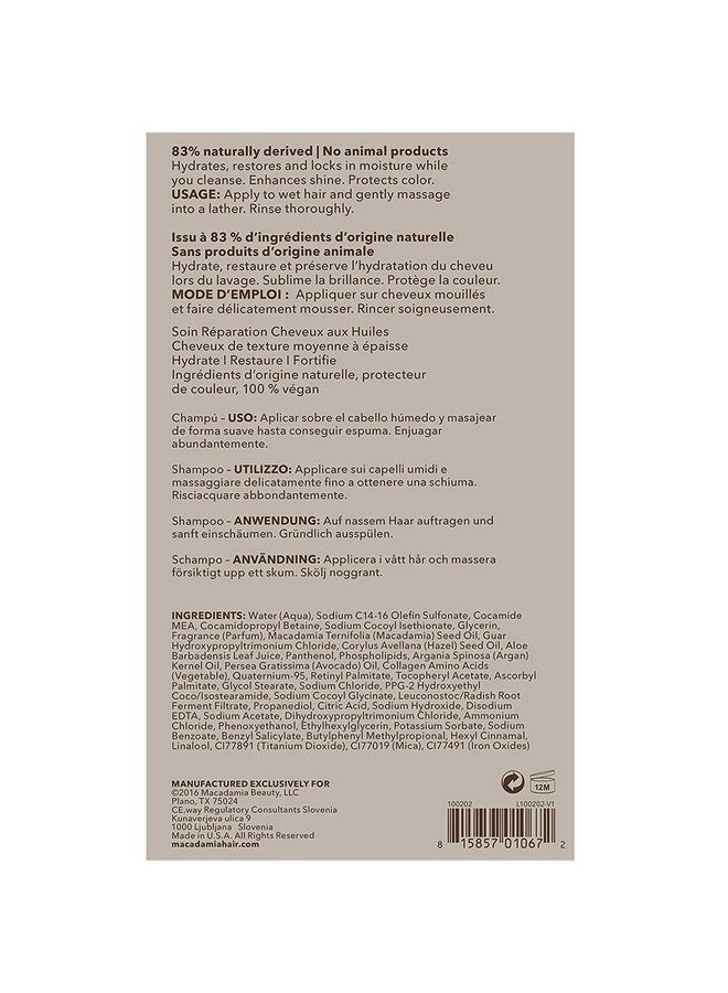 Macadamia Professional Nourishing Repair Shampoo 33.8oz Macadamia Professional Macadamia Oil and Argan Oil for Hydration, Shine, and Color Protection - Image 4