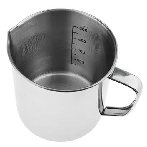 CALANDIS® Stainless Steel Kitchen Lab Handle Water Liquid Measurement Cup Mug 500Ml - Image 5