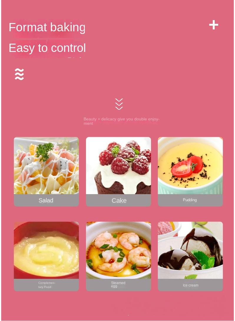 Bluejw Ramekins For Creme Brulee, Porcelain Ramekins Oven Safe, Classic Style Ramekins For Baking, Souffle Ramekins Bowls, Set Of 6 - Image 4