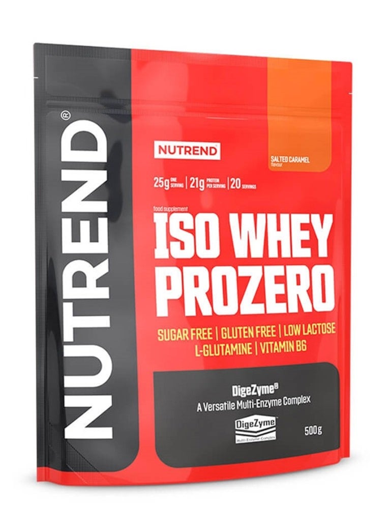 NUTREND - Nutrend ISO Whey Prozero Salted Caramel Flavor 500g - Image 1
