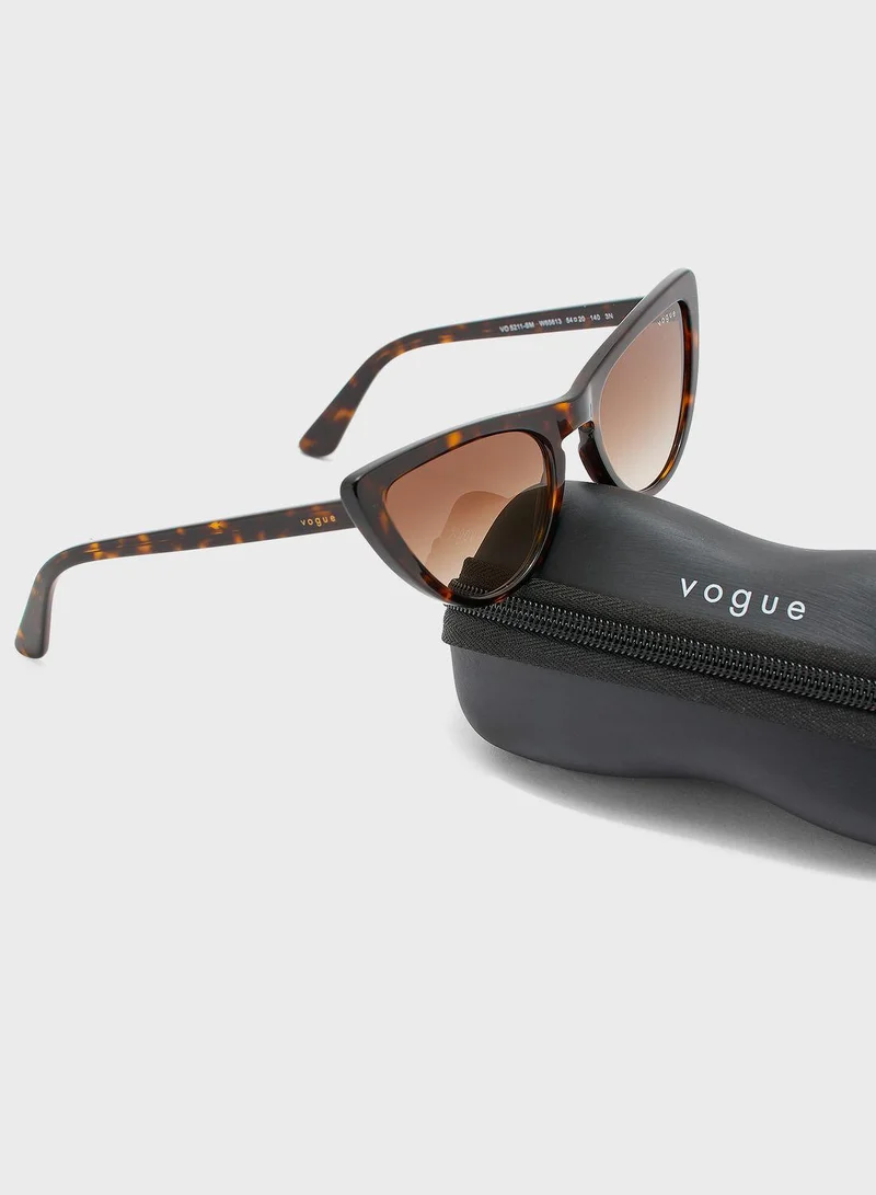 Vogue Eyewear 0Vo5211Sm Cat Eye Sunglasses