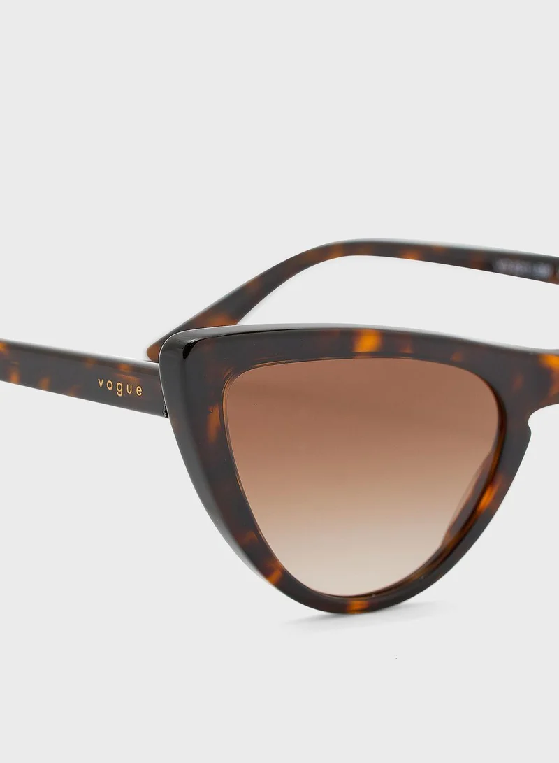 Vogue Eyewear 0Vo5211Sm Cat Eye Sunglasses