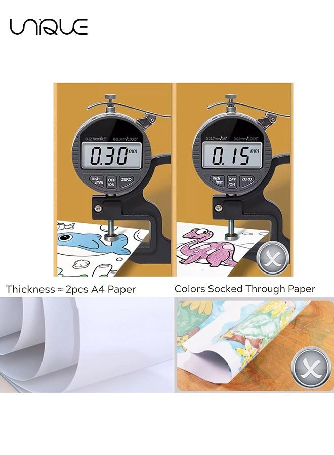 Unique 300x38cm Kids Drawing Paper Roll, Coloring Paper Roll Painting Color Filling Paper, Coloring Poster Drawing Roll Coloring Book DIY Art Crafts for Preschool Kindergarten Classroom  - Image 5