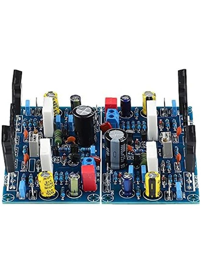 لوحة مضخم الطاقة من الفئة A باستخدام ترانزستور IRF240 FET بقوة 100 واط لكل قناة لتضخيم الصوت المنزلي - Image 4