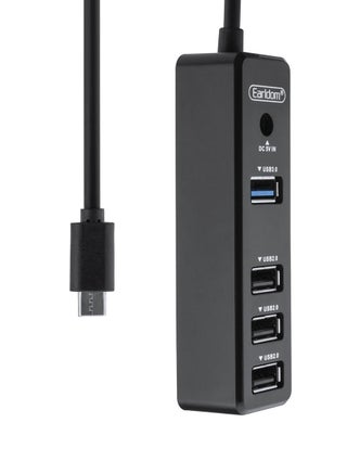ET-HUB08 4 in 1 Usb Hub Adapter (Type-c Usb-C) Fekete Adapter - pzsku/Z4D9AFE1ADE8D5A603845Z/45/_/1675755730/f381c062-345a-45e5-bc88-f0aaeec7eebb