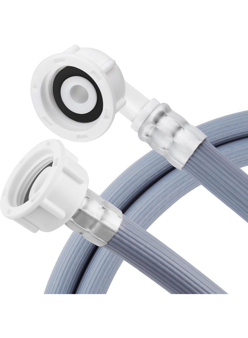 Brizone 3M Universal Washing Machine & Dishwasher Inlet Hose – Heavy Duty, Shock-Proof Water Supply Pipe, Flexible Straight + 90° Connection, Leak-Proof, Compatible with Fully Automatic Machines - Image 1