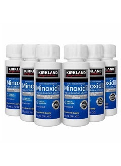 Kirkland 6 Bottles of 60ml Ultra - Strong 5% Minoxidil Hair Regrowth Treatment Set: Hassle - Free Hair Growth, Cost - effective Choice  - Image 2