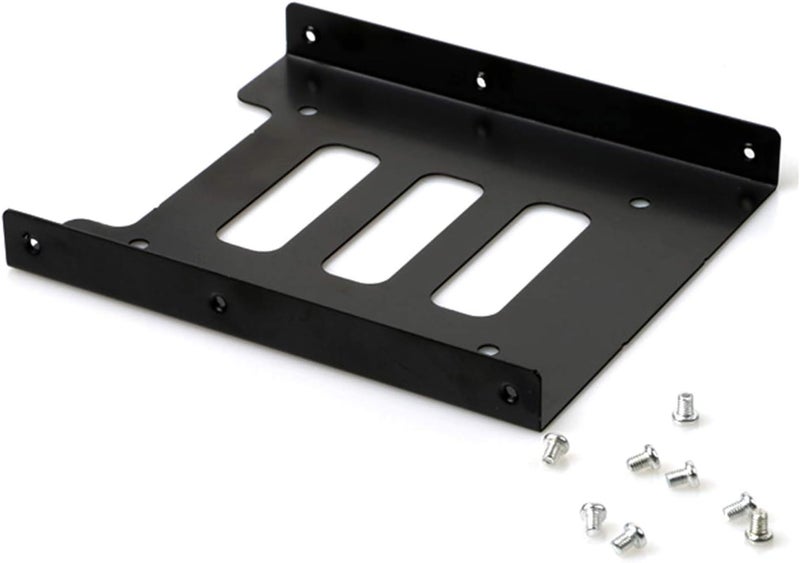 Saisn HDD SSD Mounting Bracket 2.5 to 3.5 Adapter Hard Drive Holder (Pack of 2) - Image 2