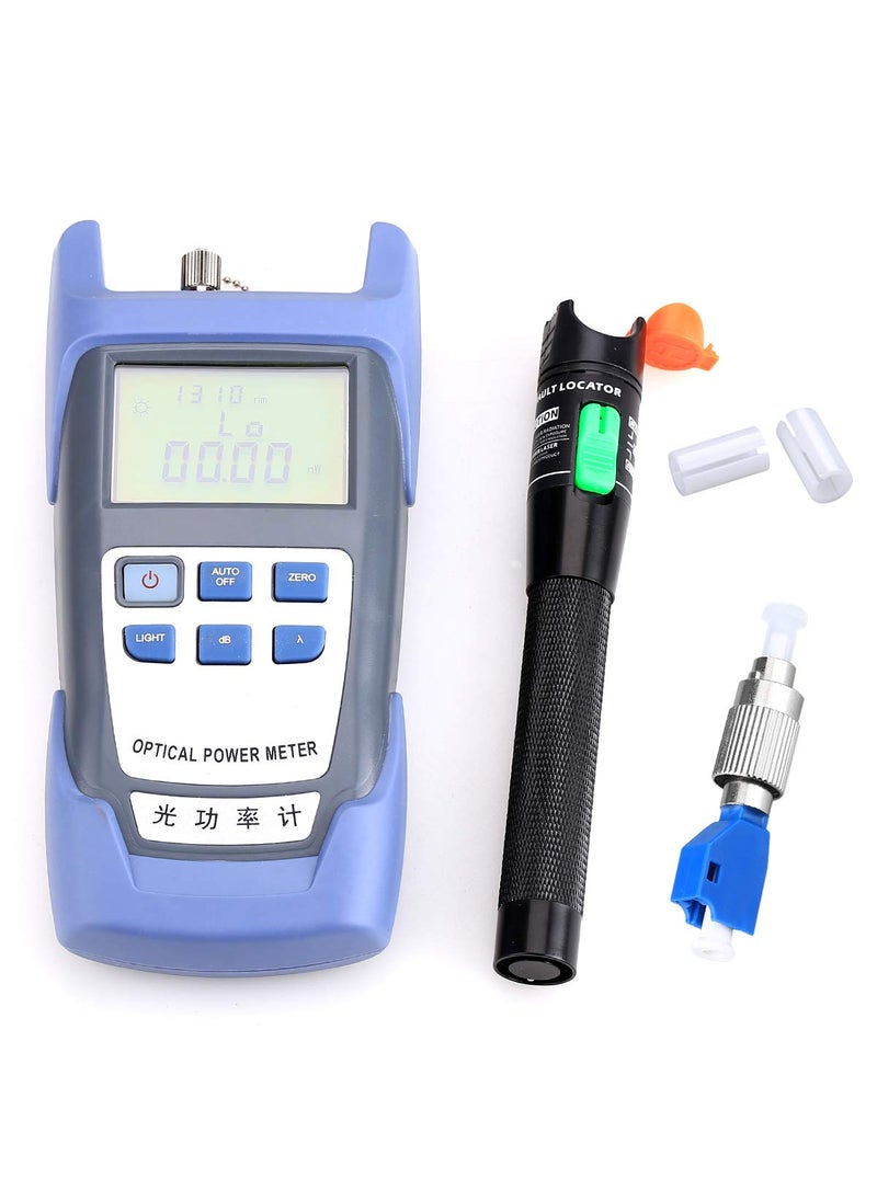 KELUSHI Fiber Optical Power Meter 30KM Visual Fault Locator FC-LC Adapter Fiber Optic Cable Tester Checker Test Tool Kit for CATV Telecommunications Engineering Maintenance  - Image 1