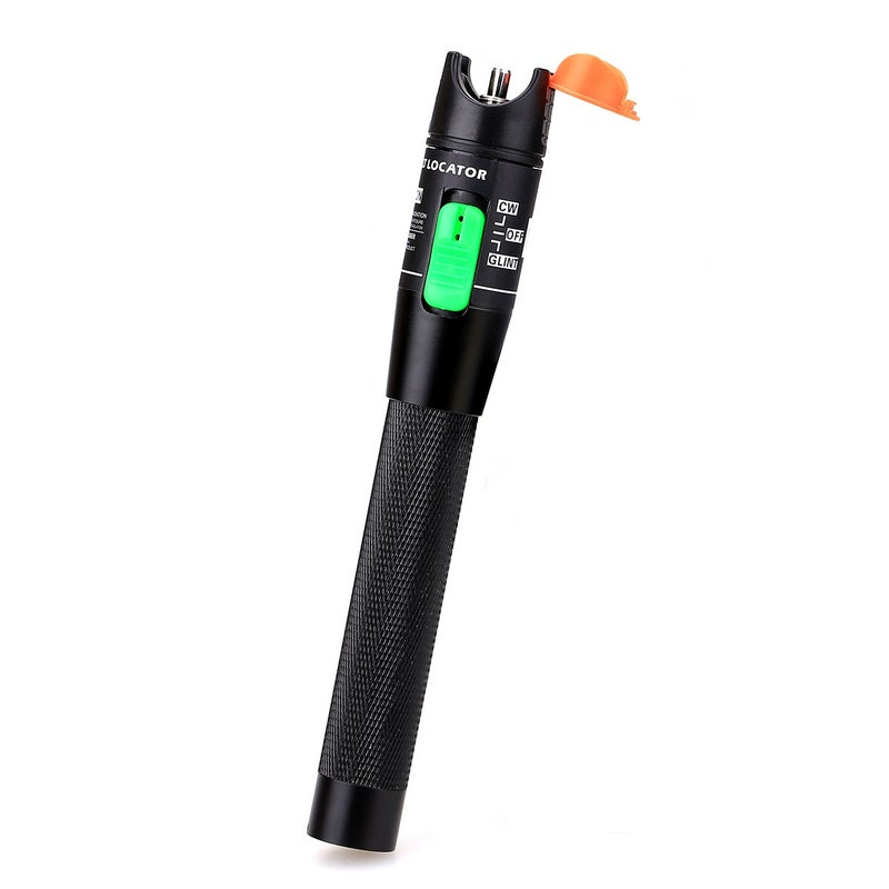 Fiber Optical Power Meter 30KM Visual Fault Locator FC-LC Adapter Fiber Optic Cable Tester Checker Test Tool Kit for CATV Telecommunications Engineering Maintenance