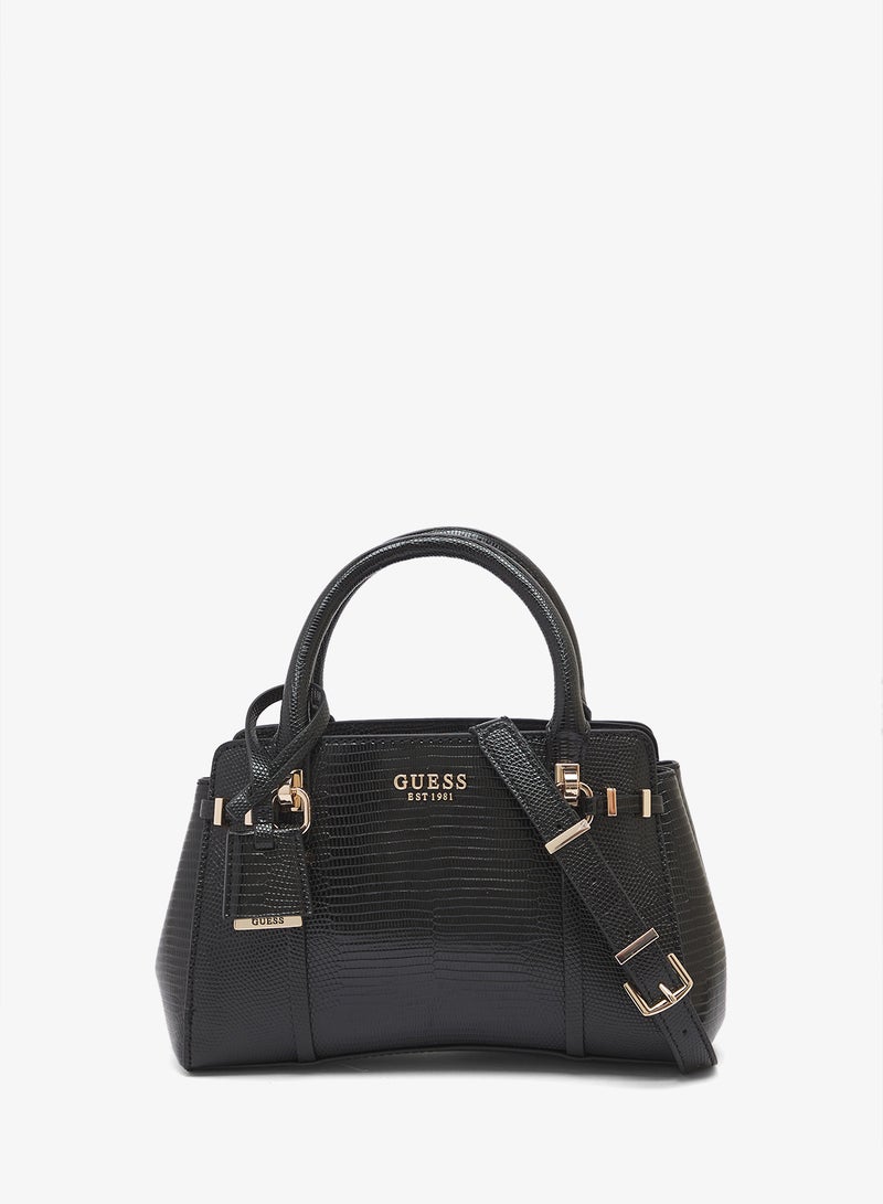 GUESS Leona Small Satchel Bag - Image 1