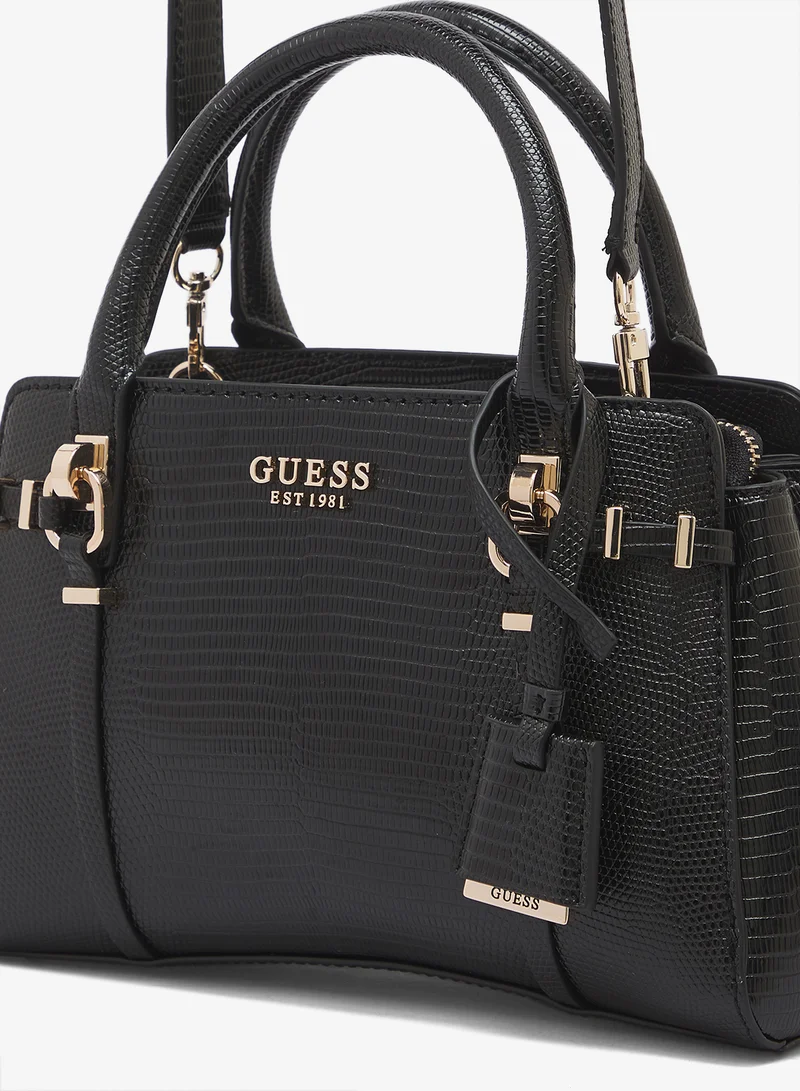 Guess  Leona Small Satchel Bag for Women | Best Price UAE