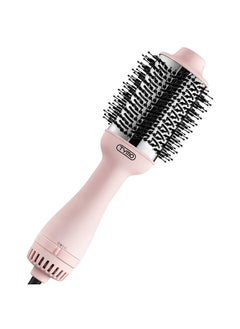 TYMO Pink Volumizer Hair Dryer Brush With Titanium Barrel, 1200W, 3 Speeds, Nylon Bristles, Ionic Technology, Salon Long-Lasting Hairstyles, Hot Air Brush For Women, Designed For 120V Usa Outlets 