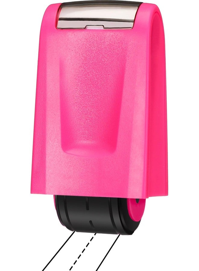 Sherr Roller Stamps for Teacher Classroom Must Haves Dashed Line Handwriting Stamp Roller Back to School Gift for Kid Preschool Kindergarten Special Education Must Haves(Pink) - Image 1