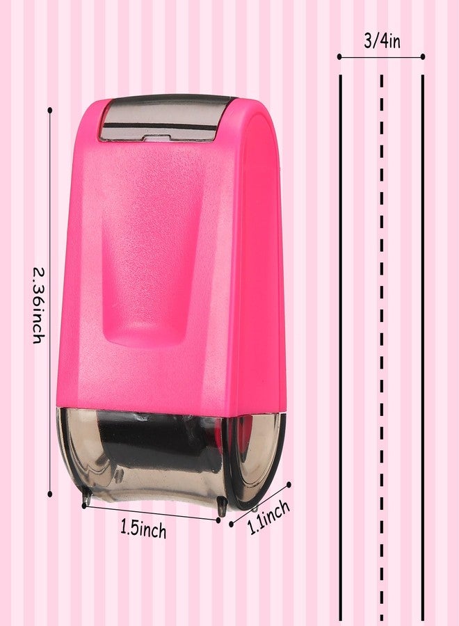 Sherr Roller Stamps for Teacher Classroom Must Haves Dashed Line Handwriting Stamp Roller Back to School Gift for Kid Preschool Kindergarten Special Education Must Haves(Pink) - Image 2