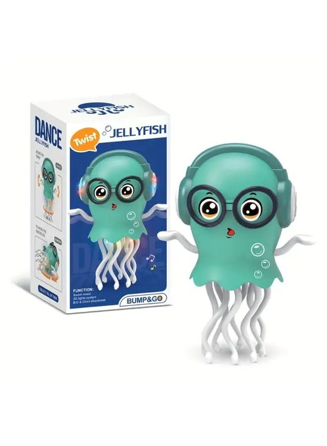 Orange Dancing Octopus Toy With Dynamic Music And Cool LED Light Effects - Image 3