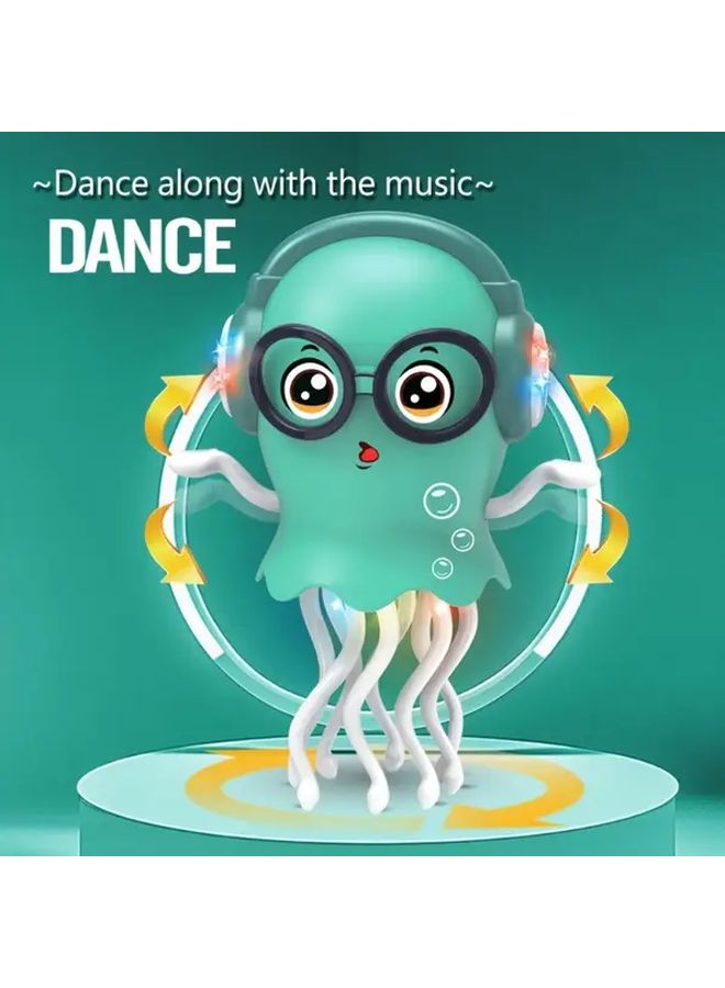 Orange Dancing Octopus Toy With Dynamic Music And Cool LED Light Effects - Image 2
