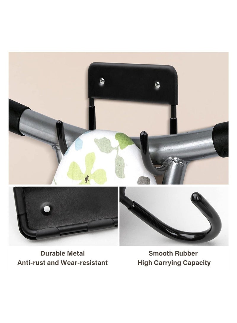 Ironing Board Wall Mount, Ironing Board Hanger, Ironing Board Holder, Iron Board Hook Wall Mount with Mounting Screws, for Laundry Rooms - Image 3