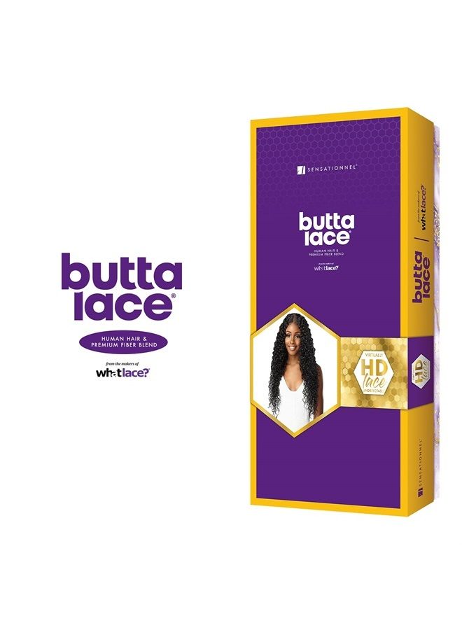 Sensationnel BUTTA lace wig - extra wide lace front parting space with preplucked natural illusion hairline lace wig Human hair Blend mixed - BOHEMIAN 28 (1) - Image 4