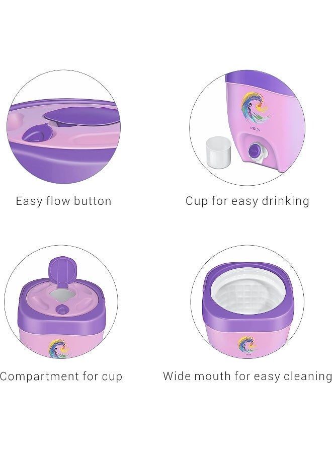Milton Kool Seal Water Jug 6 Litre – Plastic Insulated Water Dispenser with PU Insulation, BPA Free, Food Grade, Keeps Water Cool for Long Hours, Easy to Carry – Purple - Image 4
