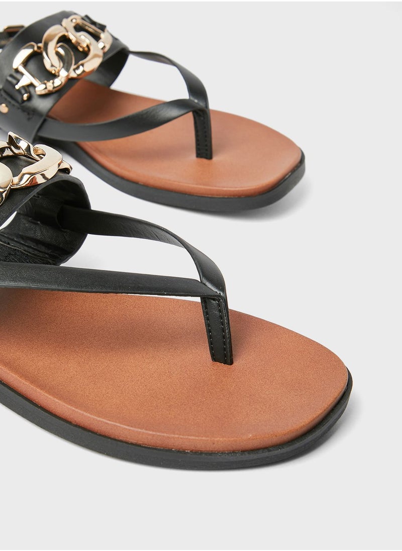 CALL IT SPRING - Topaz Flat Sandals - Image 1