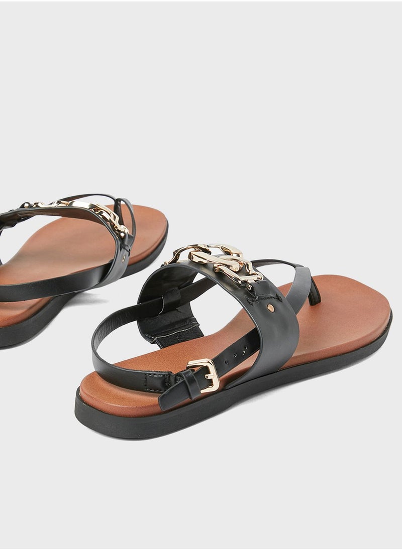CALL IT SPRING - Topaz Flat Sandals - Image 1