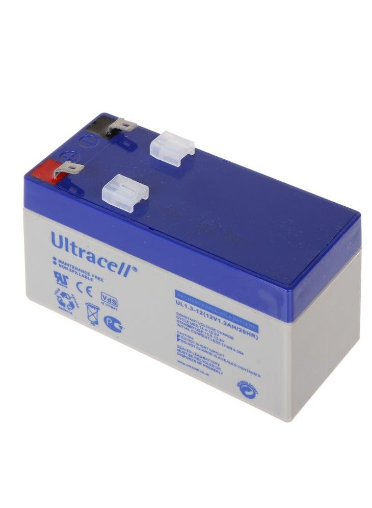 Ultracell Rechargeable Vrla Battery - 12v/1.3a 