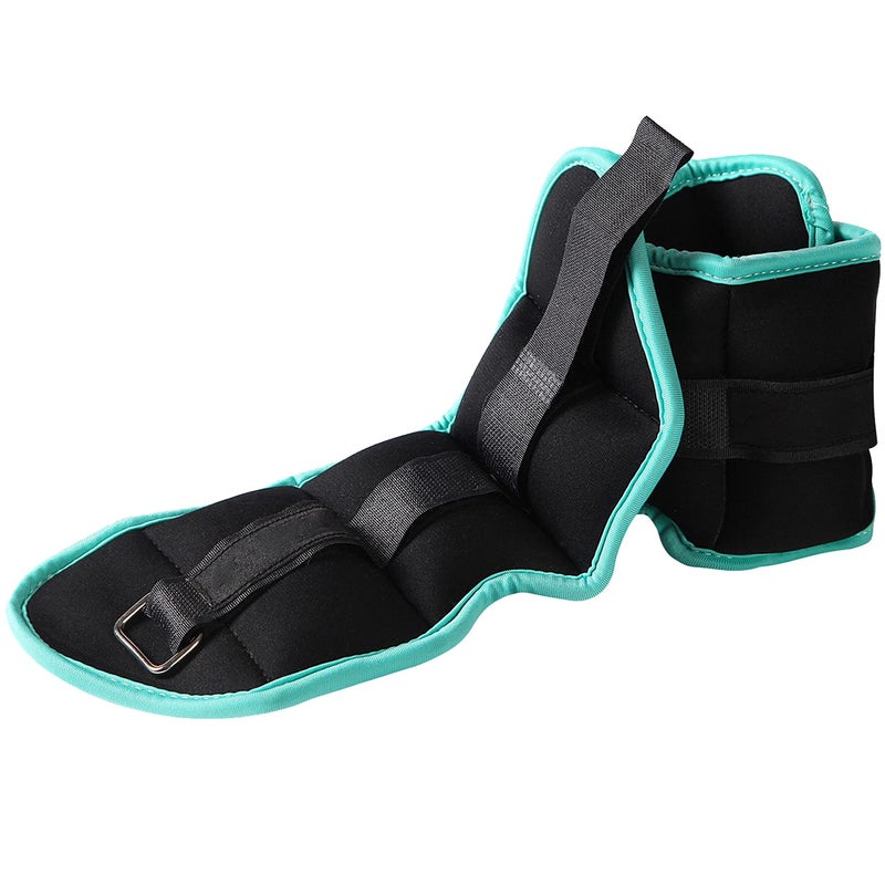 JFIT Ankle Weight Pair 1.5 LBS, Set of 2 with Adjustable Velcro Straps - Breathable, Moisture Absorbent Weight Straps for Men and Women - Comfortable Ankle, Wrist Weights - Image 5