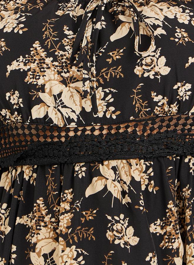 Styli Floral Print Maxi Dress  - Image 5