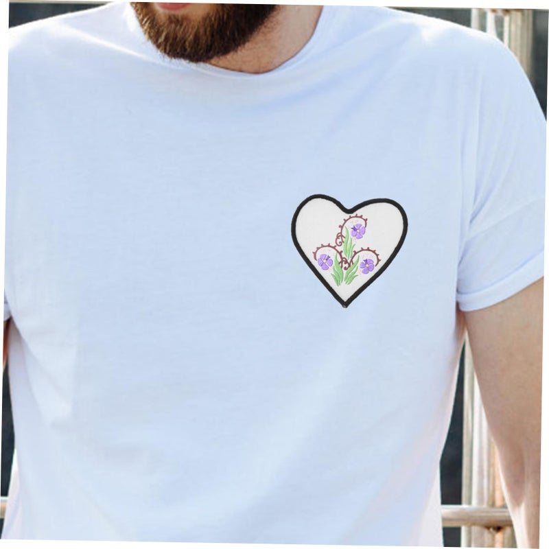 10Pcs DIY Sublimation Patches Blank Iron On Heat Transfer For Clothing Crafts - Image 3