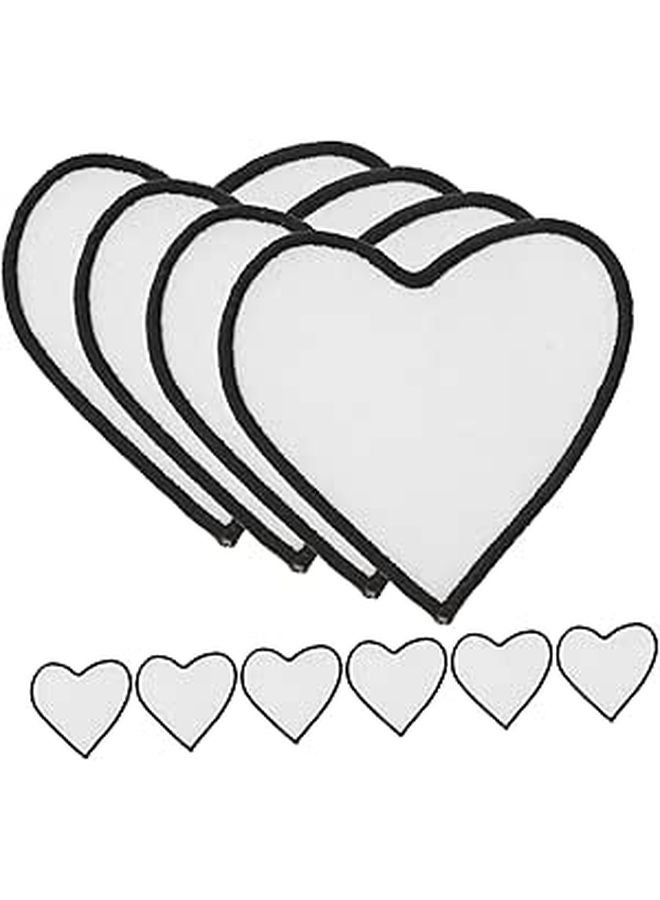 10Pcs DIY Sublimation Patches Blank Iron On Heat Transfer For Clothing Crafts - Image 1