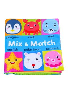 Generic JJOVCE Baby Cloth Book Early Education Can Bite Enlightenment Habit Develop Toilet Bath Book Ringing Paper Tearable Toy-Color:Ocean Pairing-Specifications:Standard  - Image 1