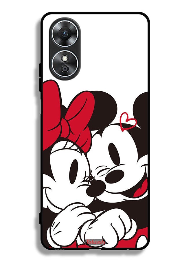 Tolwak - Oppo A17 Protective Case Cover Mickey Mouse - Image 1