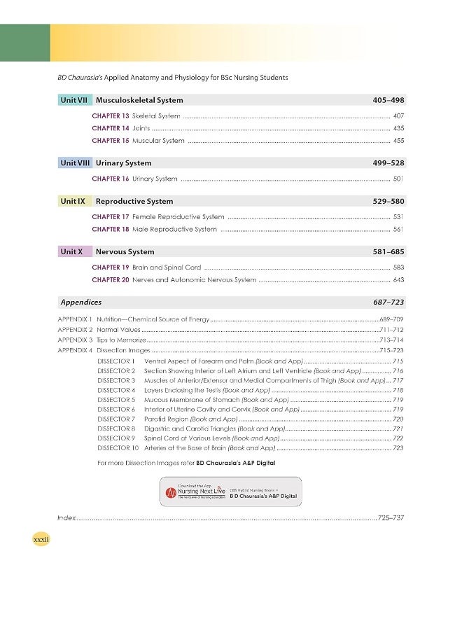 null - BD CHAURASIA'S APPLIED ANATOMY AND PHYSIOLOGY FOR BSC NURSING - Image 1